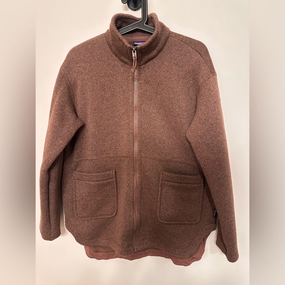 Patagonia Better Sweater Oversized Jacket, Medium, Mauve